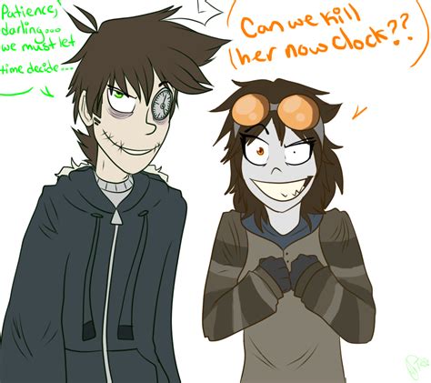 Genderbent Clock And Ticci Love Dis Xd So How About Now