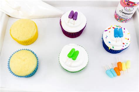 Mini Edible Popsicle Cupcake Toppers ⋆ Brite And Bubbly