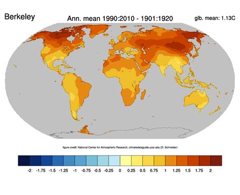 Global Surface Temperatures BEST Berkeley Earth Surface Temperatures