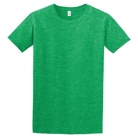 Gildan 64000 Softstyle T Shirt Heather Irish Green Full Source