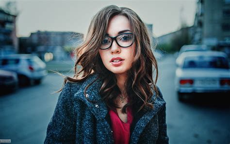 Wallpaper Face Women Outdoors Model Long Hair Women With Glasses Sunglasses Car Urban