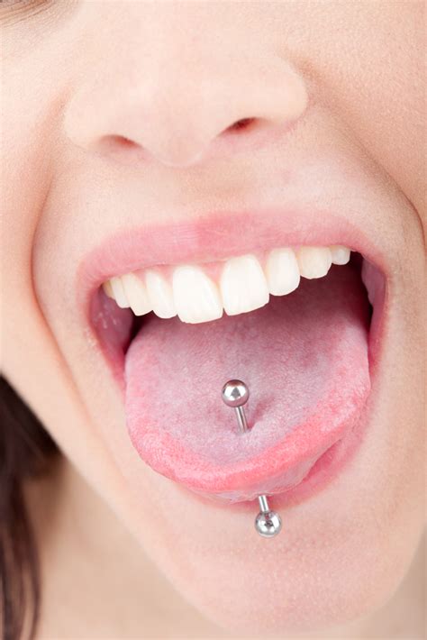 Oral Piercings Tooth And Gum Damage Common