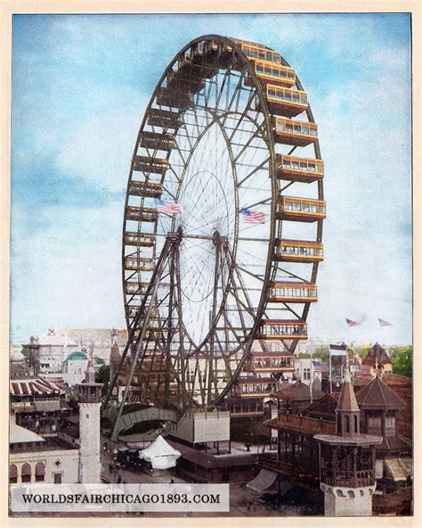 Picturesque Worlds Fair The Ferris Wheel P 48 Chicagos 1893