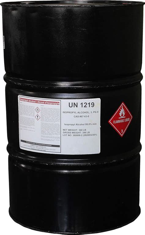 Duda Energy 55 Gallon Drum Of 999 Pure Isopropyl Alcohol
