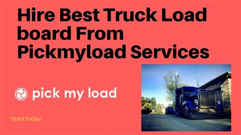 Hire Best Truck Load Board From Pickmyload Services By Free Load