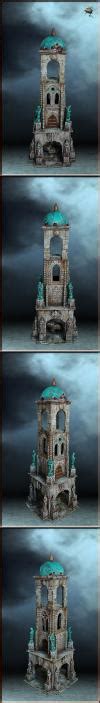 Gothic Lord Of The Rings Terrain Tower Osgiliath Tower Gallery