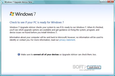 Windows 7 Upgrade Advisor скачать бесплатно Windows 7 Upgrade Advisor