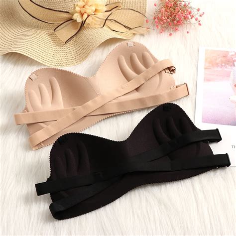 Women Sexy Silicone Bra Breathable Push Up Bra Seamless Wire Free Strapless Bras Solid Sexy