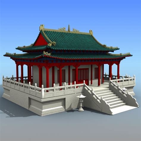 3d Chinese Architecture 03 Cgtrader