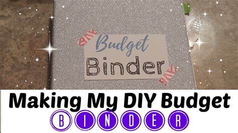 No budget binder is complete without the printables! Making My DIY Budget Binder - YouTube