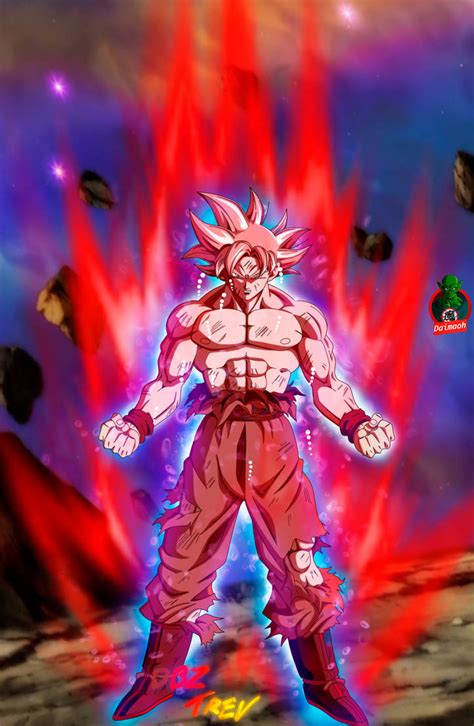 Mastered Ultra Instinct Kaioken Goku By Daimaoha5a4 On Deviantart