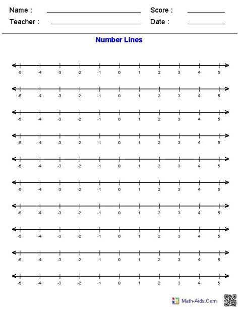 47 Best Number Lines Images On Pinterest Math Activities Elementary