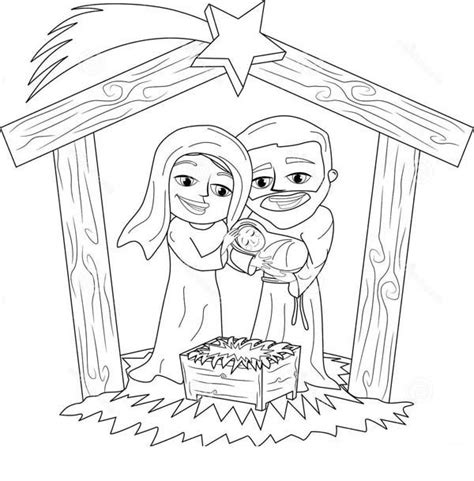 ️coloring Pages Jesus Is Born Free Download