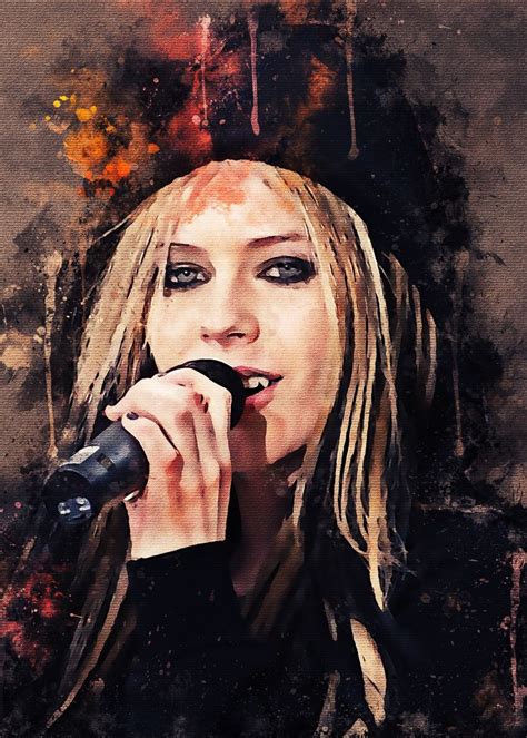 Avril Lavigne Poster By Ru Ke Displate