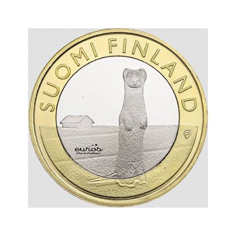 5 Euros Finlande 2015 Ostrobothnia Stoat
