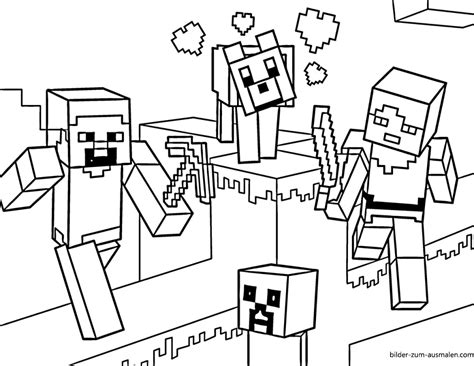 Minecraft Ausmalbilder Bilder Zum Ausmalen