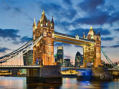 Tower Bridge In London 2016 Bing Desktop Wallpaper Preview