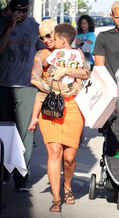 Amber Rose Out With Her Son 14 Gotceleb