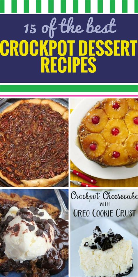 15 Crockpot Dessert Recipes My Life And Kids