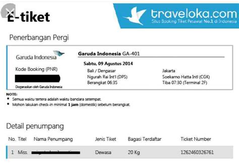 Pesan tiket pesawat murah secara cerdas di tiket.com. Inilah Contoh e-Tiket Traveloka dan Cara Menunjukkan Tiket ...