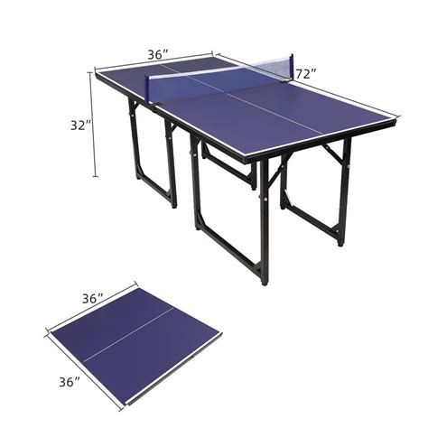Ubesgoo Folding Ping Pong Table For Indooroutdoor Kids Adult Table