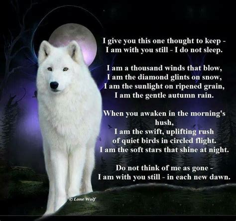 Native Wolf Poem Wolf Quotes Wolf