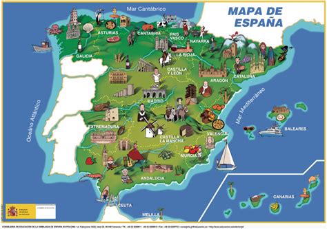 Mapa Cultural De España Mapa De España Provincias España España