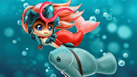 Download Urf League Of Legends Nami League Of Legends Mermaid Video