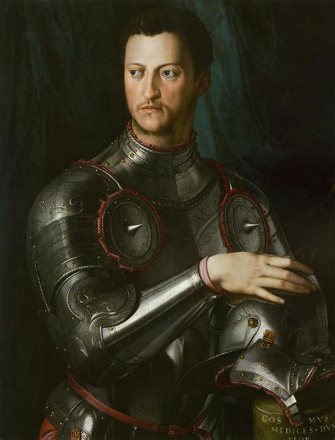Portrait Of Cosimo I De Medici ~agnolo Bronzino C 1544 To 1545 Oil On