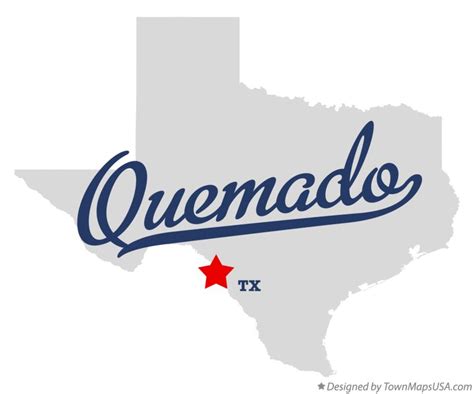 Map Of Quemado Tx Texas