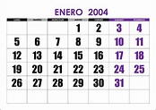 Calendario 2004 – calendarios.su
