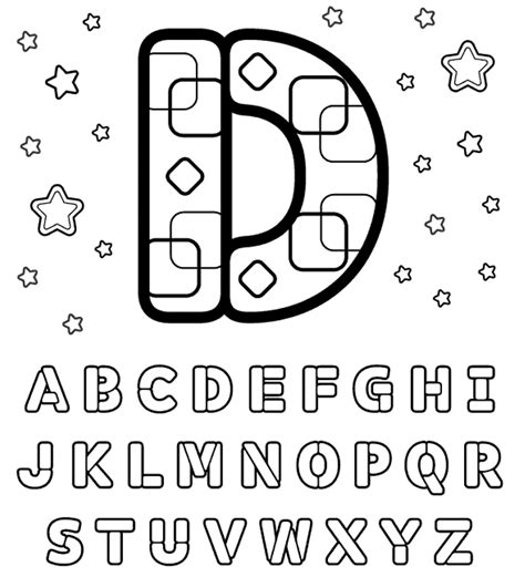 Printable Letter Alphabet Coloring Pages Alphabet Coloring Printable