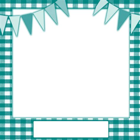 Teal Frame Png Transparent Images Pictures Photos Png Arts