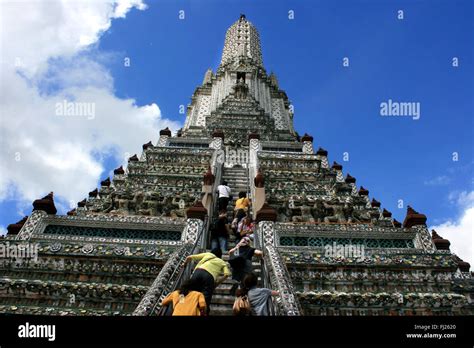 Wat Arun Temple Buddhist Pagoda In Bangkok Thailand Stock Photo Alamy
