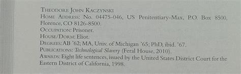 135 Best Images About Ted Kaczynski On Pinterest Technology Articles
