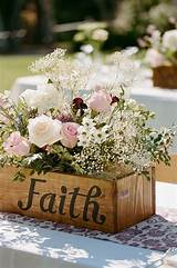 Images of Rustic Flower Box Centerpieces