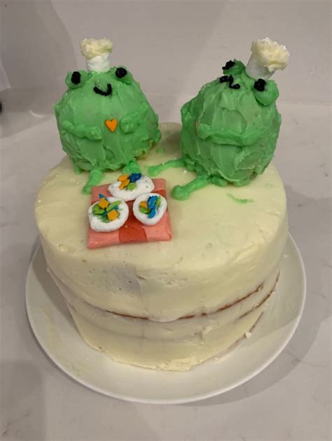 pin by sami segal on fun fresh flirty fun activities in 2021 frog cakes cake cute birthday cakes