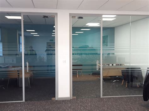 Glass Partitions At Big Style Fashions Ellesmere Port Cheshire Glazed Frameless Glass Office