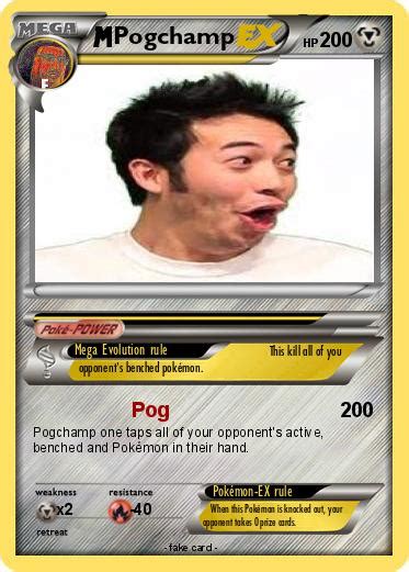 Pokémon Pogchamp 16 16 Pog My Pokemon Card