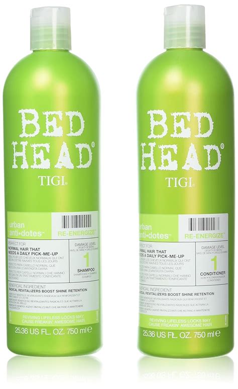 Amazon Com Tigi Bed Head Urban Antidotes Re Energize Shampoo