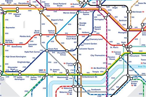 New Tfl Tube Maps Show How Long It Takes To Walk Between Stations