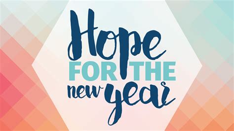 Hope For A New Year Stumptown Mennonite Church