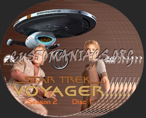 Star Trek Voyager Season 2 Dvd Label Dvd Covers And Labels By