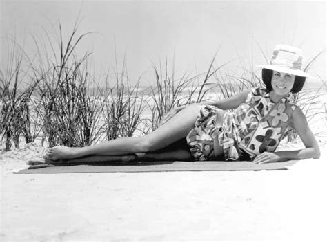 Florida Memory Bikini Clad Woman Posed On The Beach