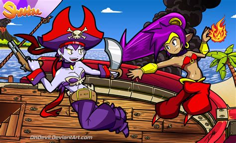Shantae Vs Risky Boots By Dkdevil On Deviantart