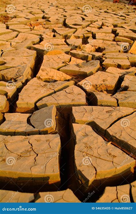 Dry Cracked Earth Desert Stock Image Image Of Environmental 54635435