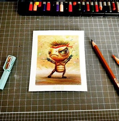 20 Beautiful And Funny Animal Color Pencil Drawings By China Artist Oliudio