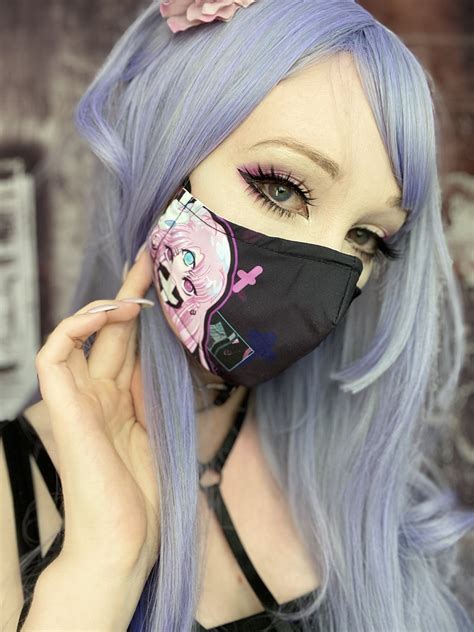 Cute Anime Girl With Mask Maxipx