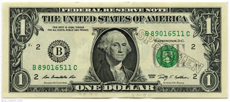 1 Dollar 2009 B 2009 Issue 1 Dollar United States Of America