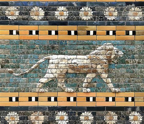 Babylon Gates Of Babylon Relief On The Ishtar Gate Pergamenmuseum